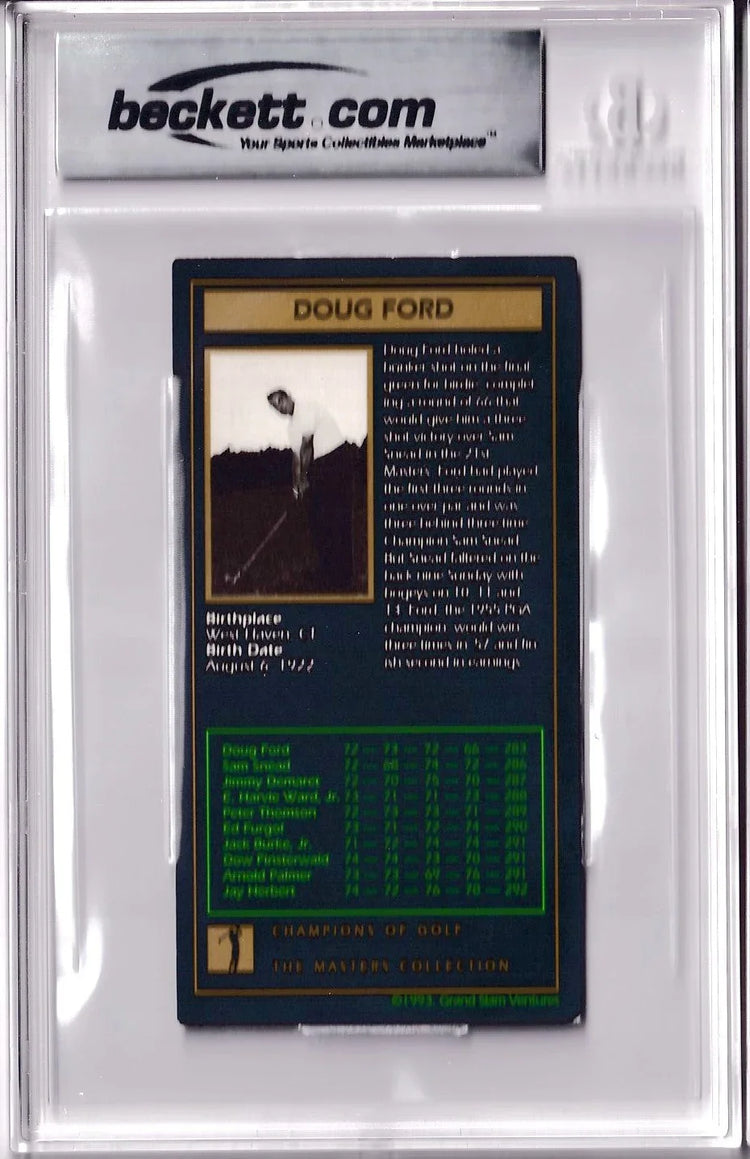 Doug Ford autographed 1957 Masters Champion golf card BAS - AutographsForSale.com