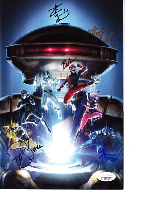 Power Rangers Hyperforce cast autographed 2018 variant comic book Peter Sudarso JSA - AutographsForSale.com