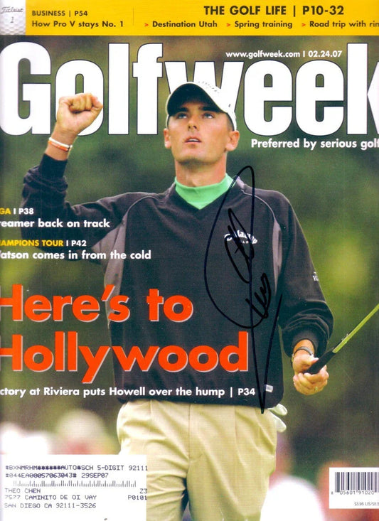 Charles Howell autographed 2007 Golfweek magazine - AutographsForSale.com