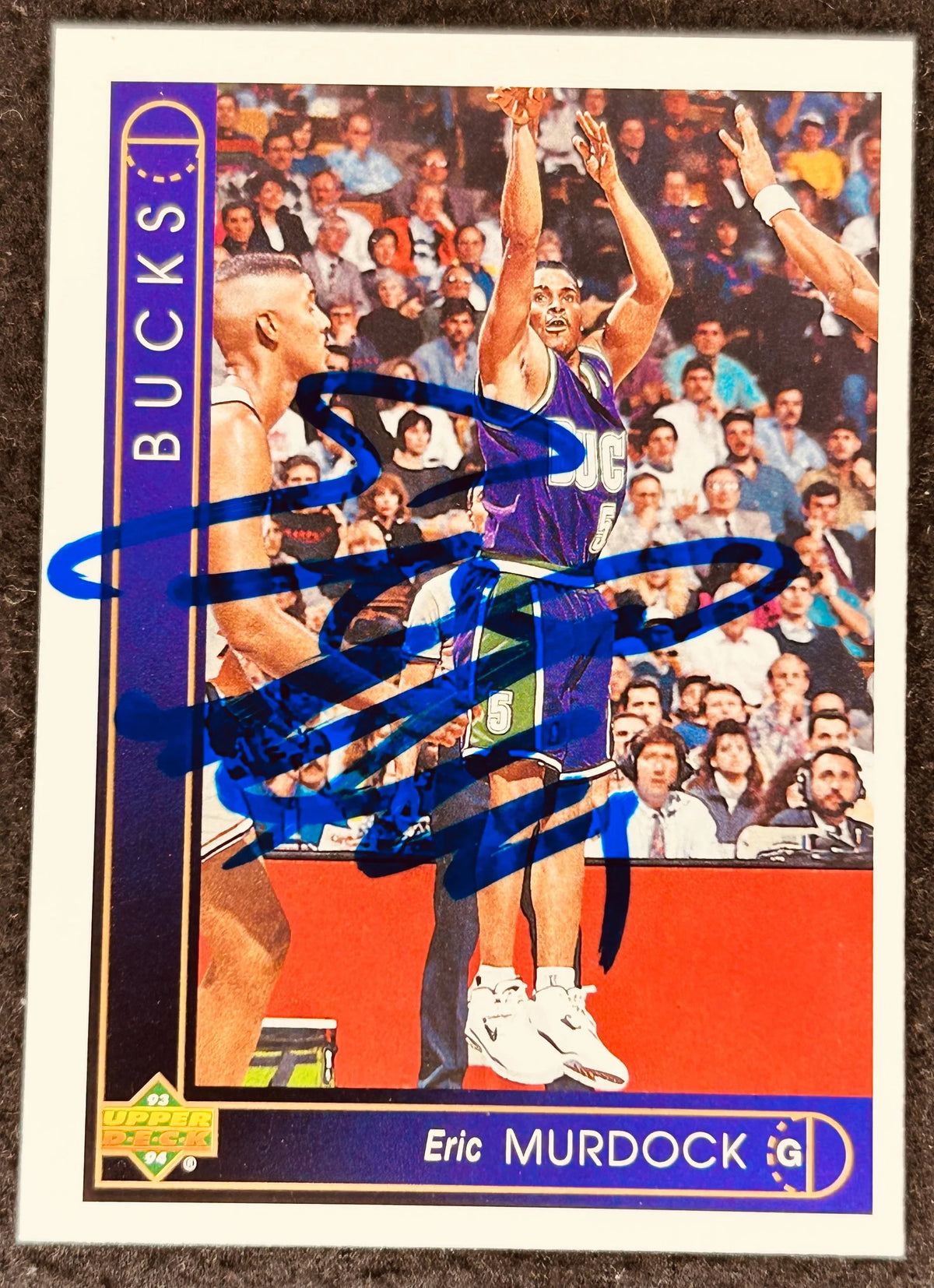 Eric Murdock signed Milwaukee Bucks 1993-94 Upper Deck card - AutographsForSale.com