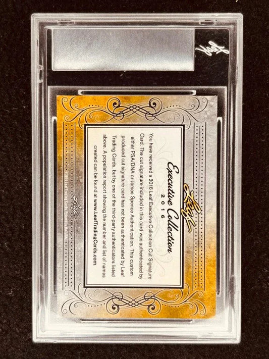 Frank Tripucka 2016 Leaf Masterpiece Cut Signature certified signed card 1/1 Notre Dame - AutographsForSale.com