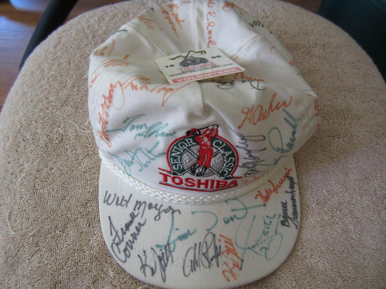 1996 Toshiba Classic signed golf cap George Archer Gay Brewer Lee Elder Hale Irwin - AutographsForSale.com