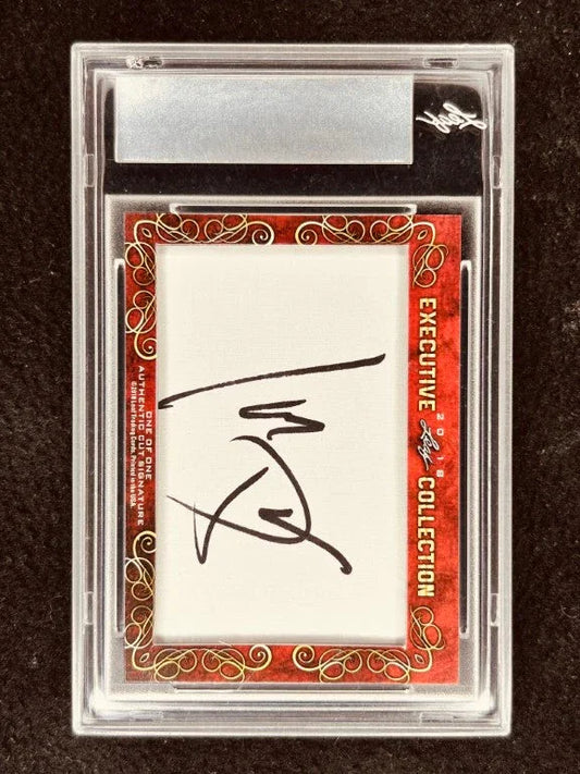 Rascal Flatts 2018 Leaf Cut Signature certified autograph card 1/1 Jay DeMarcus Joe Don Rooney JSA - AutographsForSale.com