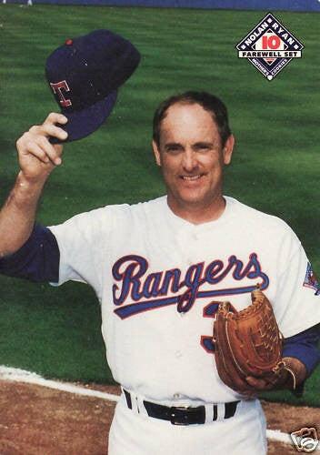 Nolan Ryan Texas Rangers 1993 Mother’s Cookies Farewell card - AutographsForSale.com
