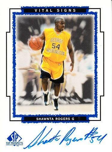 Shawnta Rogers certified signed George Washington 1999 SP Top Prospects card - AutographsForSale.com