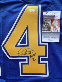 Dan Fouts signed SD Chargers 1980s NFL vintage jersey JSA - AutographsForSale.com