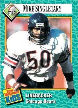Mike Singletary Chicago Bears 1989 Sports Illustrated for Kids card - AutographsForSale.com