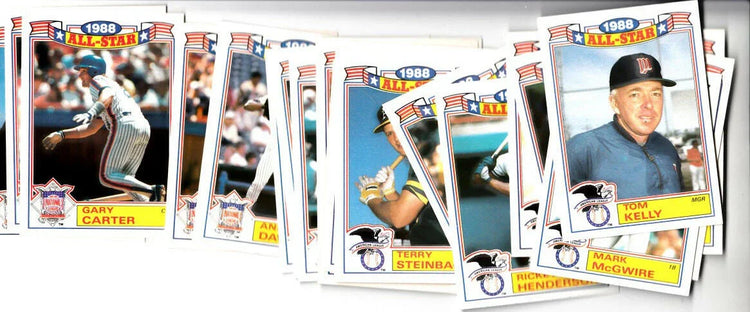 1989 Topps 1988 Glossy All-Star 22 card set Cal Ripken Ryne Sandberg Ozzie Smith - AutographsForSale.com