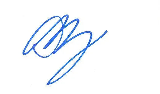 Dwight Freeney autographed blank business card Colts - AutographsForSale.com