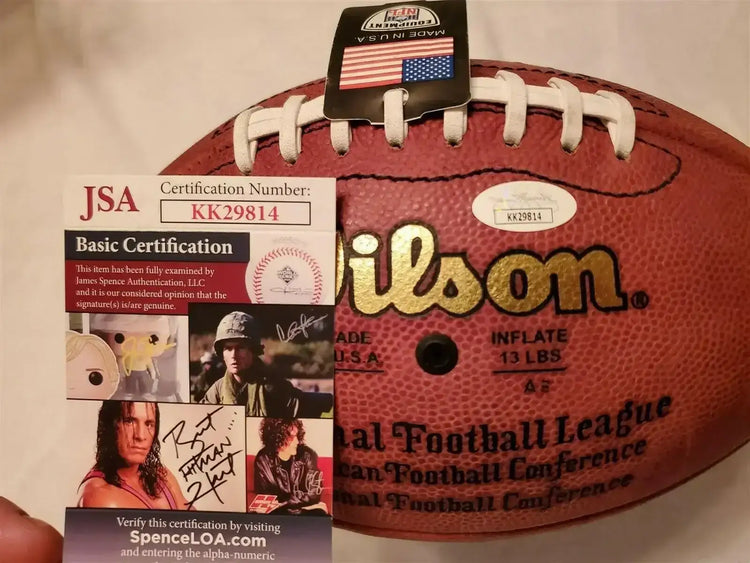 Dan Marino autographed Wilson NFL game model football JSA Dolphins - AutographsForSale.com