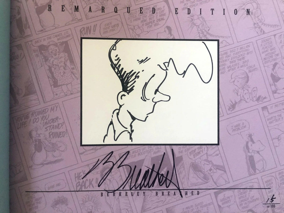 Berke Breathed signed Bloom County Complete Library Volume 5 book Binkley Remarqued 15 100 - AutographsForSale.com