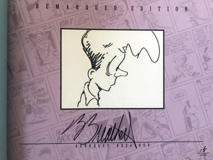 Berke Breathed signed Bloom County Complete Library Volume 5 book Binkley Remarqued 15 100 - AutographsForSale.com