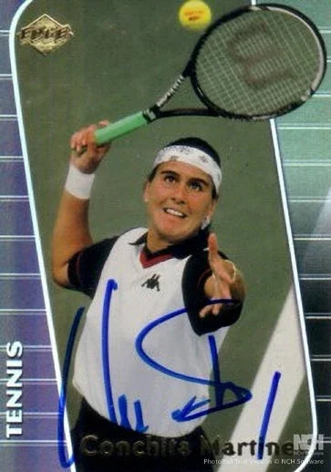 Conchita Martinez signed 2000 Collector’s Edge tennis card - AutographsForSale.com