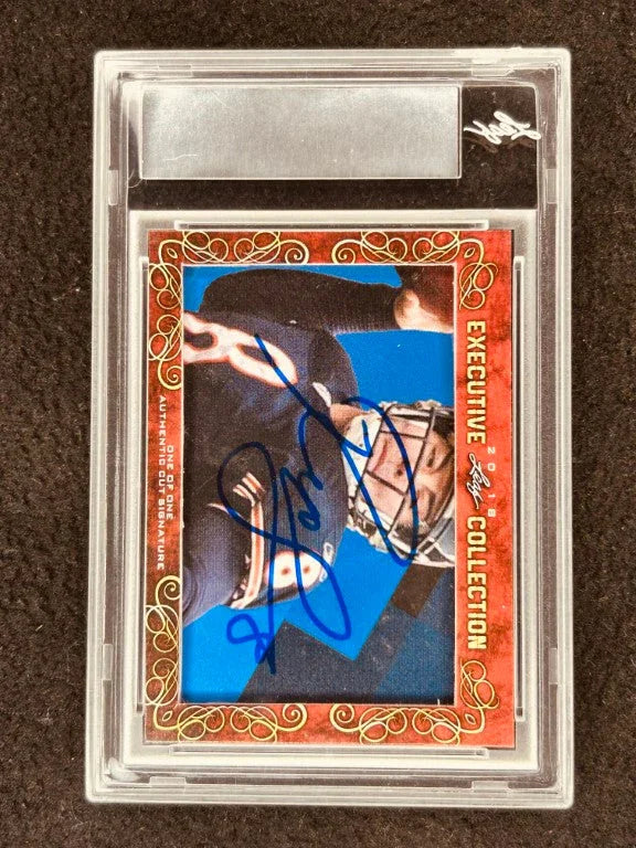 Tim Tebow & Rex Grossman 2018 Leaf Masterpiece Cut Signature card 1/1 JSA Florida Gators - AutographsForSale.com
