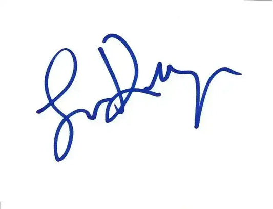 Larry King (CNN) autographed index card - AutographsForSale.com