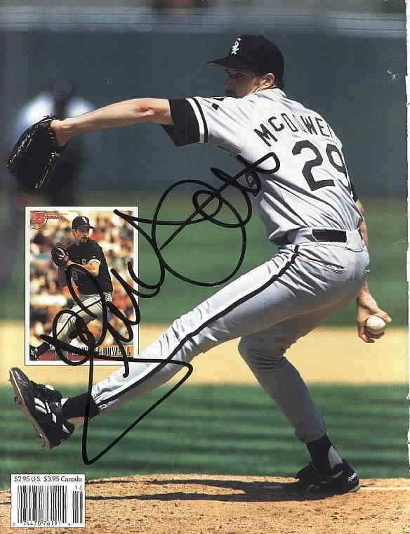 Jack McDowell autographed White Sox Beckett Baseball photo - AutographsForSale.com