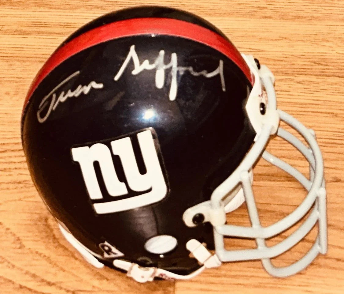 Frank Gifford autographed NY Giants retro mini helmet JSA - AutographsForSale.com
