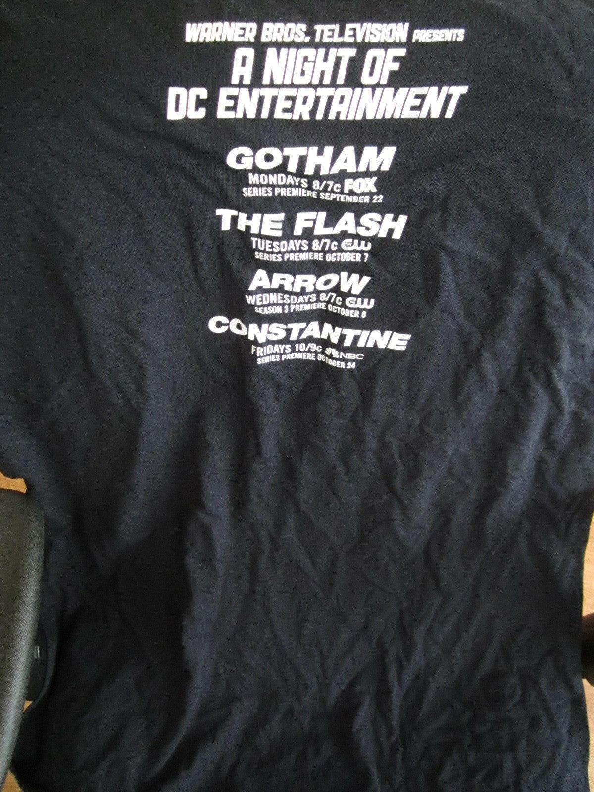 Arrow Constantine Flash Gotham DC 2014 SDCC T Shirt - AutographsForSale.com