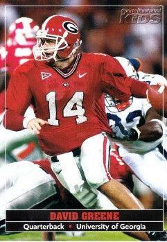 David Greene Georgia Bulldogs 2004 Sports Illustrated For Kids Rookie Card - AutographsForSale.com