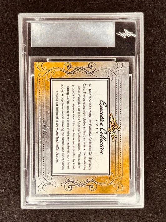 Rick Barry 2016 Leaf Masterpiece Cut Signature certified autograph card 1/1 JSA Hurricanes Warriors - AutographsForSale.com