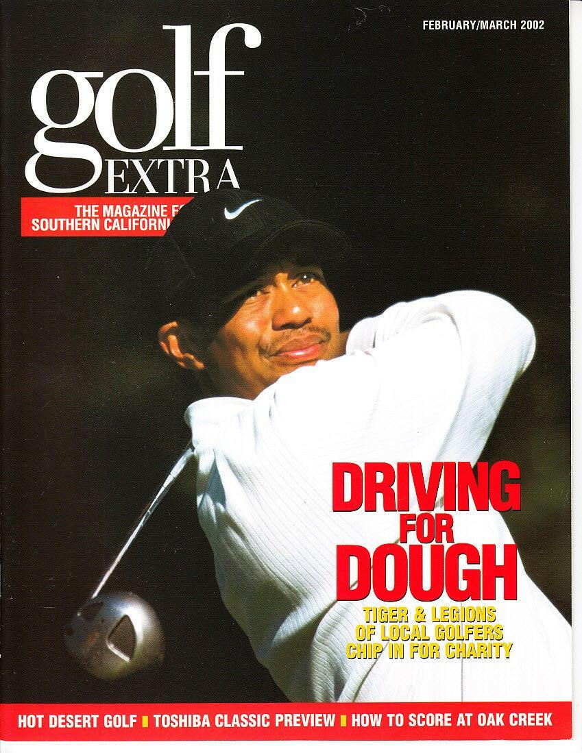 Tiger Woods February March 2002 golf Extra magazine - AutographsForSale.com
