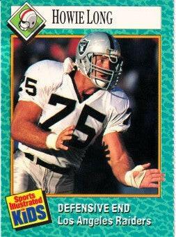 Howie Long Raiders 1989 Sports Illustrated for Kids card - AutographsForSale.com