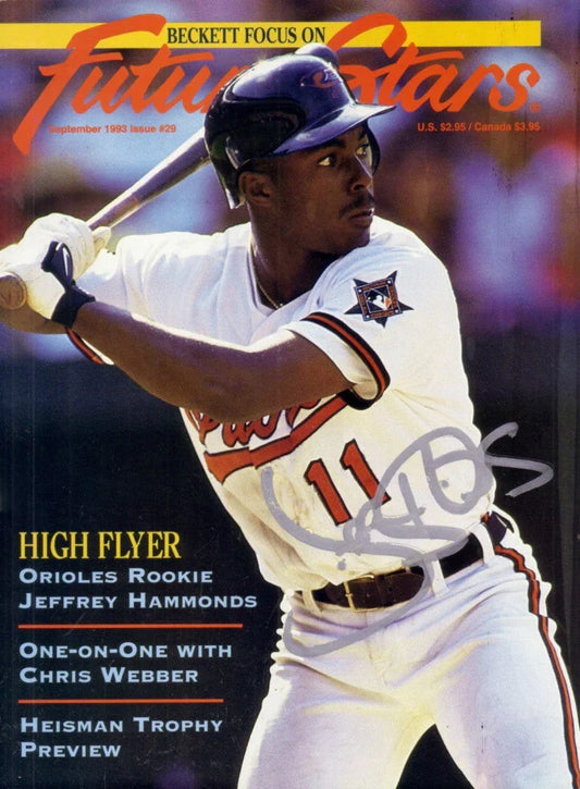 Jeffrey Hammonds signed Orioles Beckett Future Stars cover - AutographsForSale.com