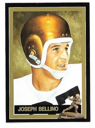 Joe Bellino Navy 1960 Heisman Trophy Winner card - AutographsForSale.com