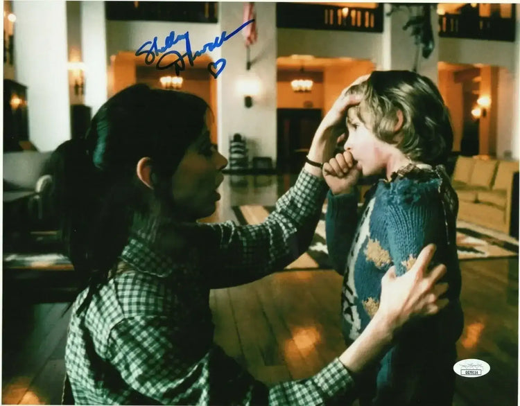 Shelley Duvall signed Shining 11x14 movie photo with Danny Lloyd JSA - AutographsForSale.com