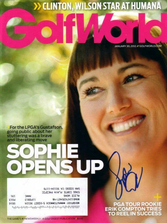 Sophie Gustafson autographed 2012 Golf World magazine - AutographsForSale.com