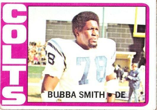 Bubba Smith Baltimore Colts 1972 Topps card - AutographsForSale.com