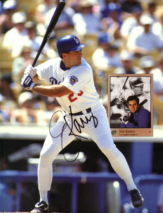 Eric Karros autographed LA Dodgers Beckett Baseball photo - AutographsForSale.com