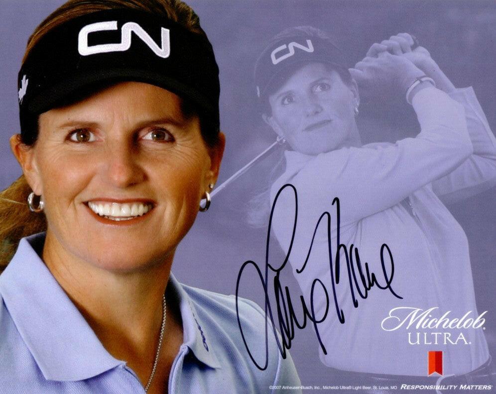 Lorie Kane autographed LPGA 8x10 photo card - AutographsForSale.com