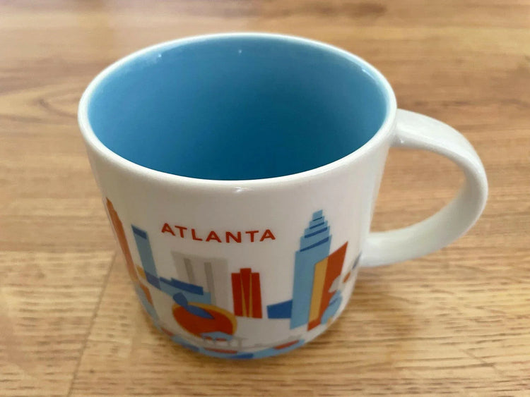 Starbucks 2013 You Are Here Collection Atlanta 14 ounce collector coffee mug LIKE NEW - AutographsForSale.com
