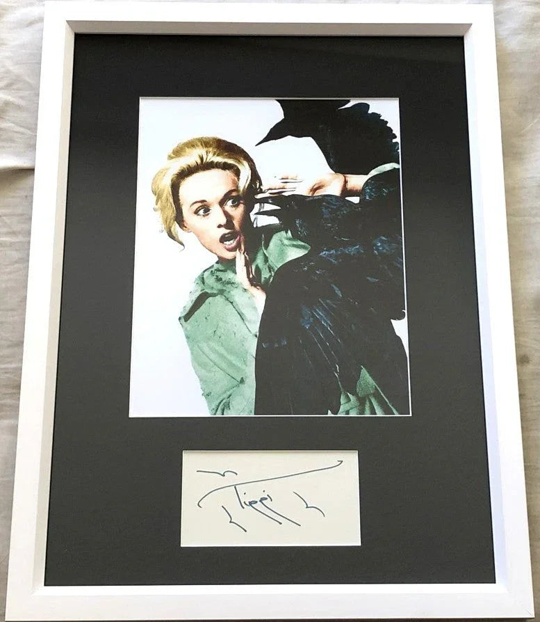 Tippi Hedren autograph framed Birds 8x10 movie photo JSA - AutographsForSale.com