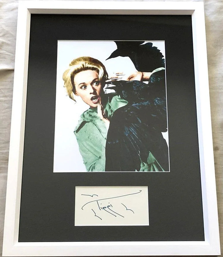 Tippi Hedren autograph framed Birds 8x10 movie photo JSA - AutographsForSale.com