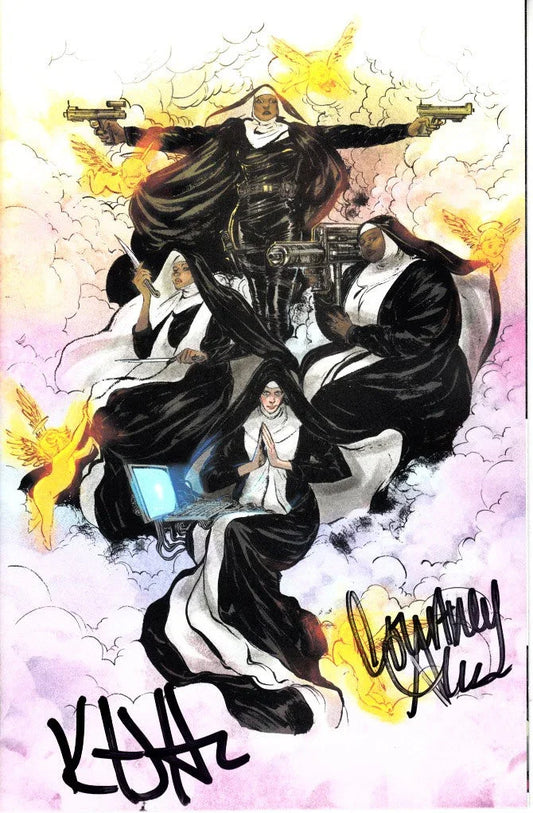 Kurt Sutter signed Sisters of Sorrow 2017 SDCC exclusive comic book issue 1 - AutographsForSale.com