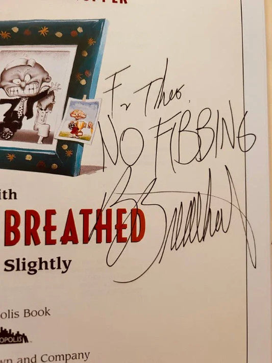 Berke Breathed autographed inscribed doodled Bloom County and Opus 9 book collection - AutographsForSale.com