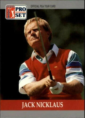 Jack Nicklaus 1990 Pro Set golf card - AutographsForSale.com