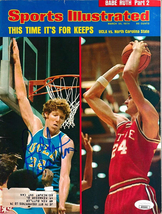 Bill Walton signed UCLA 1974 Sports Illustrated magazine JSA - AutographsForSale.com