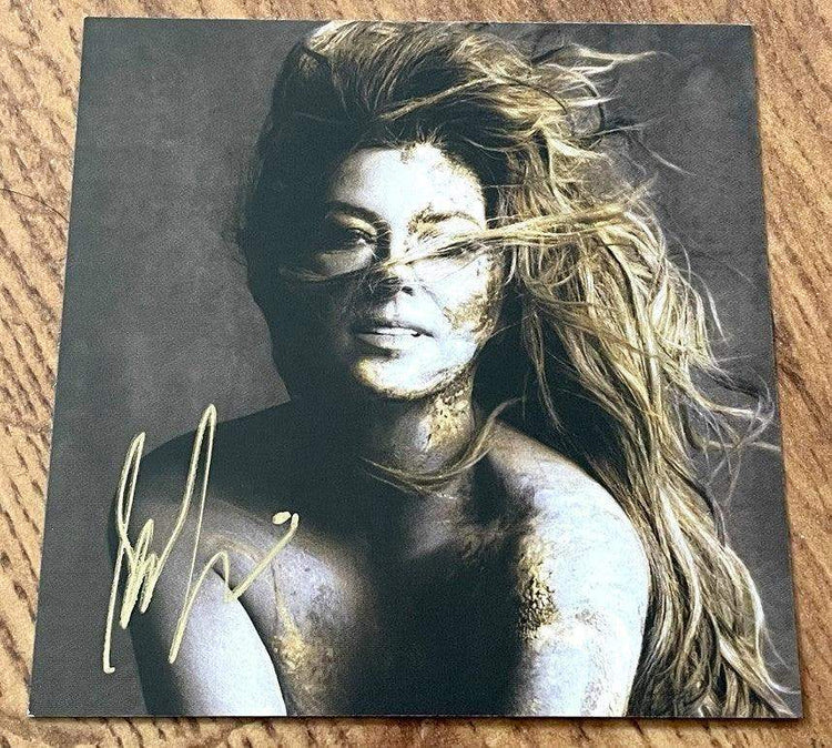 Shania Twain autographed Queen of Me CD insert photo JSA - AutographsForSale.com