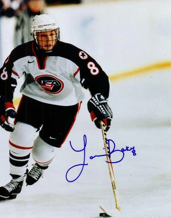 Laurie Baker signed 1998 US Women’s hockey team 8x10 photo - AutographsForSale.com