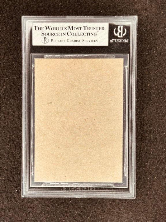 Carl Banks New York Giants 1985 Topps Rookie Card blank back error BGS graded 8 NrMt-Mt+ RARE - AutographsForSale.com