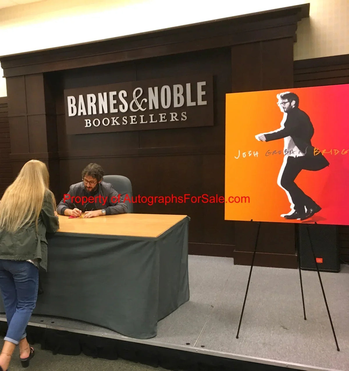 Josh Groban autographed Bridges 2018 CD booklet with CD JSA - AutographsForSale.com