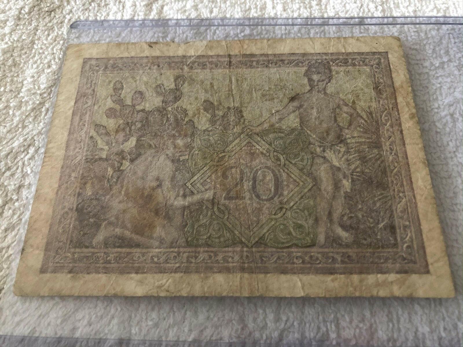 Algeria 20 Francs 1943 Banknote 3 - AutographsForSale.com