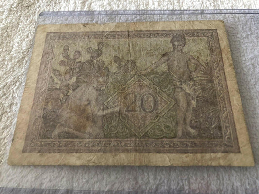 Algeria 20 Francs 1943 Banknote 3 - AutographsForSale.com