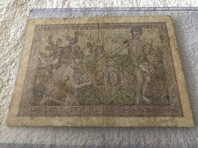 Algeria 20 Francs 1943 Banknote 3 - AutographsForSale.com