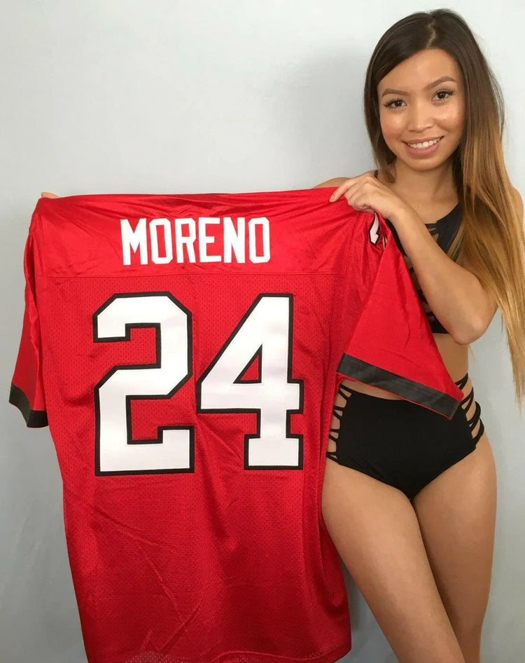 Knowshon Moreno Georgia Bulldogs 2007 Nike Red Small jersey New - AutographsForSale.com