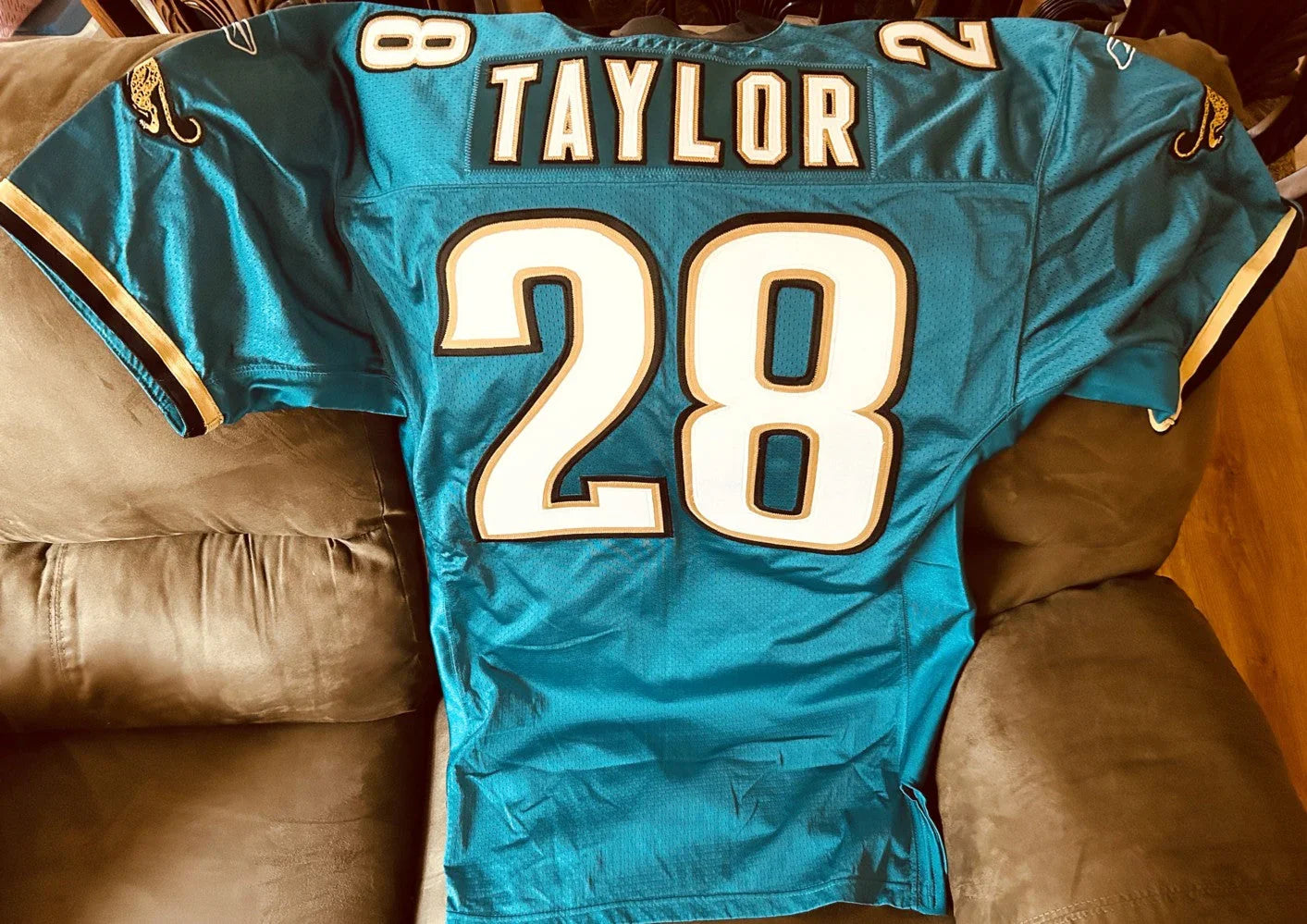 Fred Taylor Jacksonville Jaguars 2001 Reebok game model size 48 jersey NEW - AutographsForSale.com