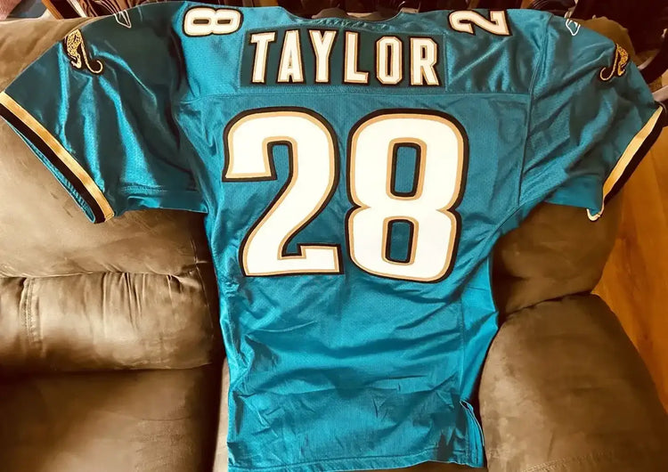 Fred Taylor Jacksonville Jaguars 2001 Reebok game model size 48 jersey NEW - AutographsForSale.com